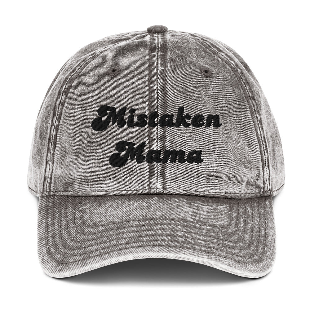 Mistaken Mama Vintage Cotton Twill Cap